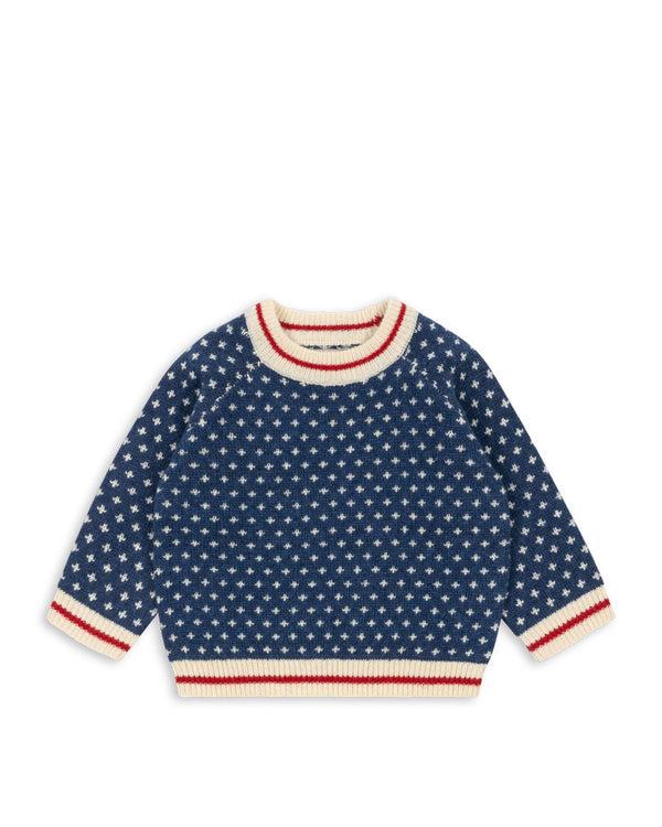 Pull en laine Billy bleu