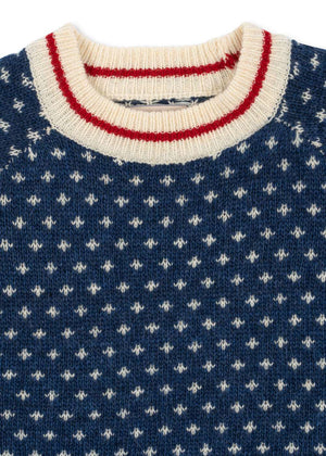 Billy Wollpullover Blue