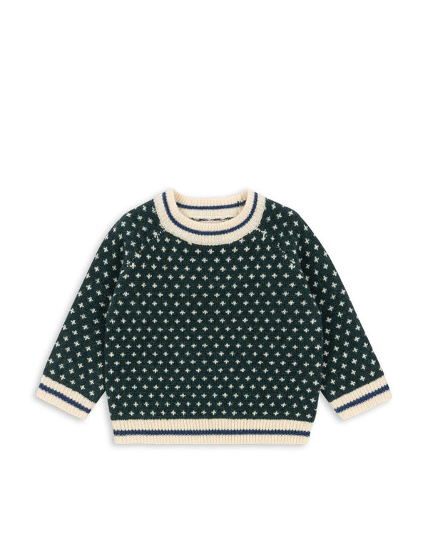Billy Wollpullover Green