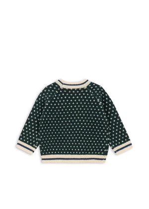 Detailansicht der Raglanärmel am Billy Pullover von Konges Sløjd