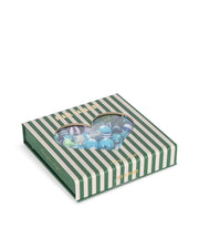 Boîte à perles bleue