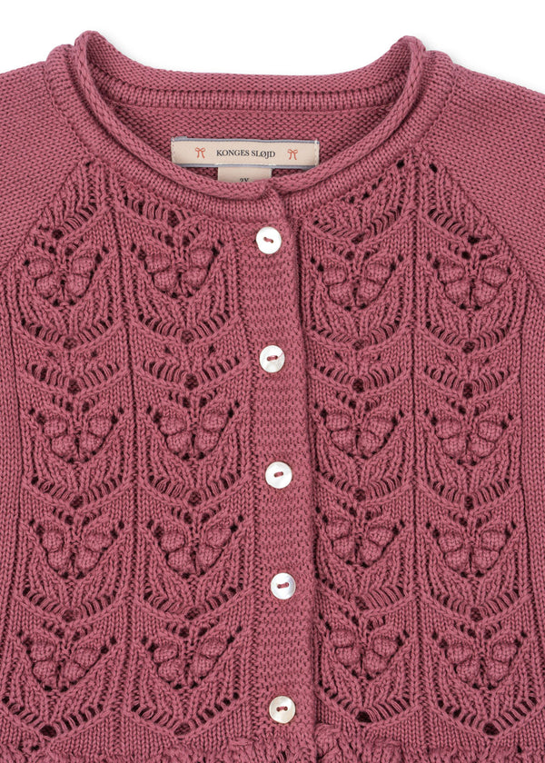 Cabby Strick-Cardigan Deco Rose
