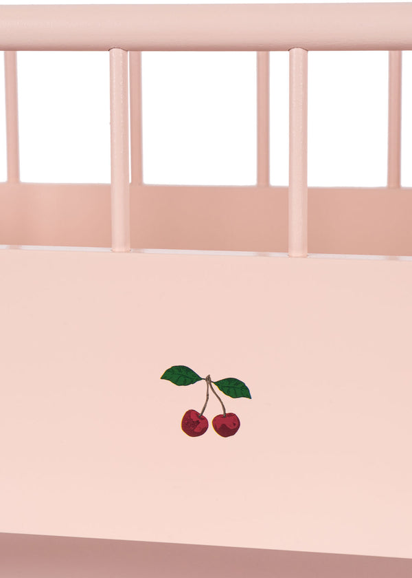 Holz-Puppenbett Pink FSC