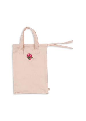 Lätzchen und Baumwolltuch des Konges Sløjd Nursery Sets Cameo Rose