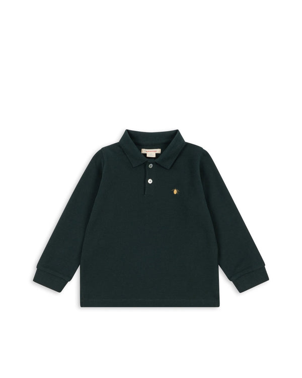 Florian long-sleeved polo shirt Pine Grove