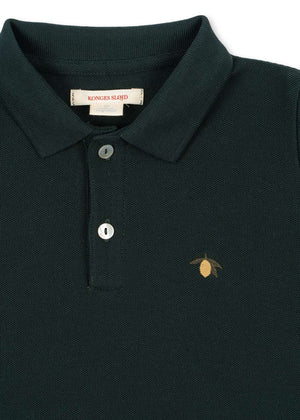 Florian Langarm-Poloshirt Pine Grove von Konges Sløjd, Rückansicht