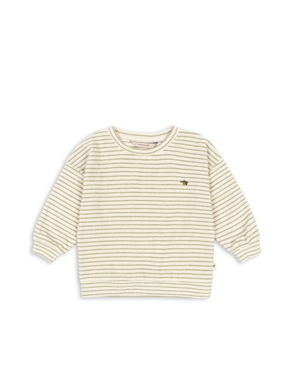 Itty Sweatshirt Tea Stripes