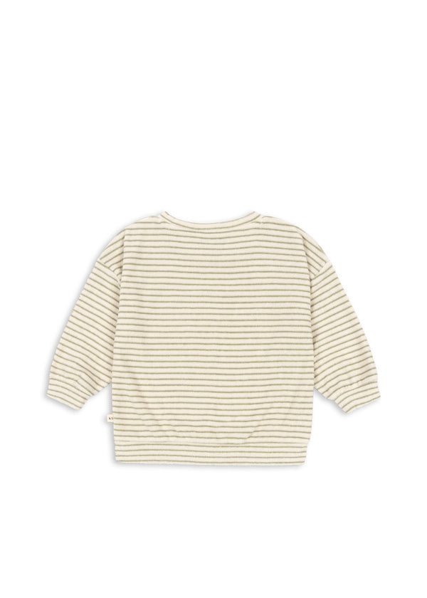 Itty Sweatshirt Tea Stripes
