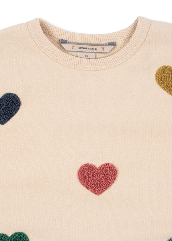Lou Sweatshirt Multi Hearts