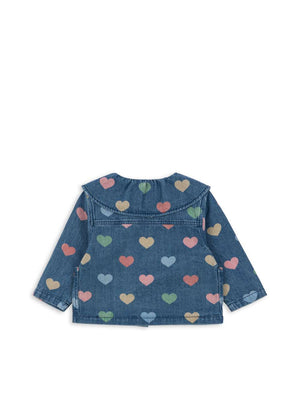 Rückansicht des Magot Jeansshirts Bon Coeur Coloré