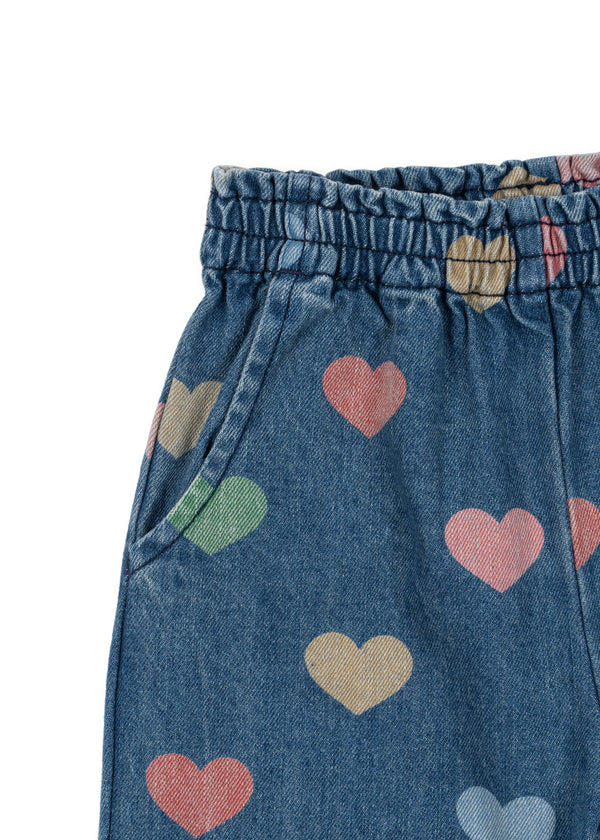 Magot ruffled jeans trousers Bon Coeur Coloré