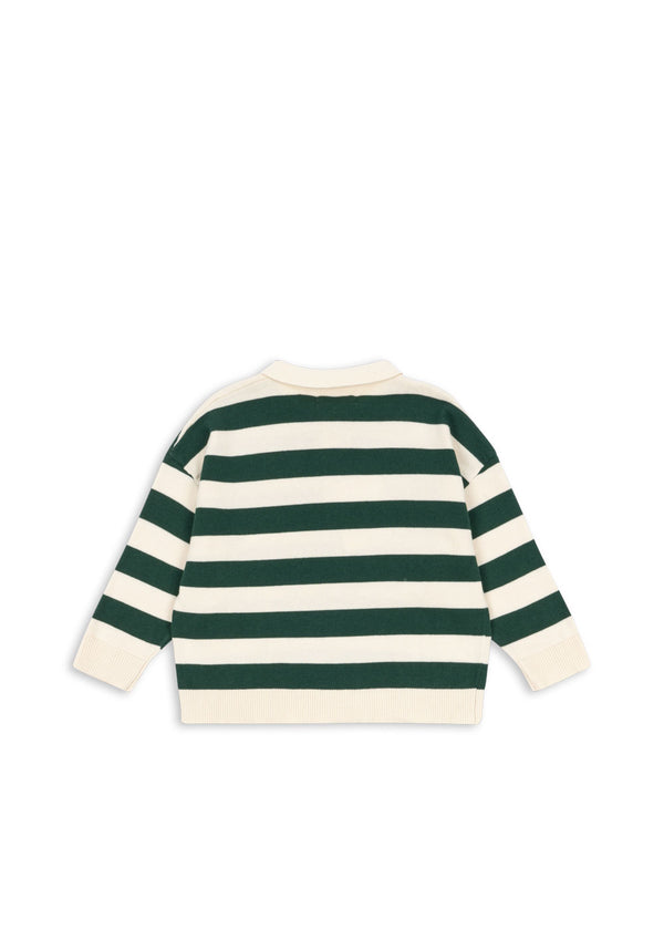 Manis Strick-Poloshirt Pine Grove Stripes