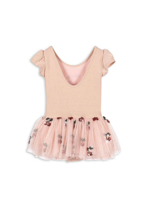 Marina Kleid Evening Sand, Detail des Stretch-Oberteils