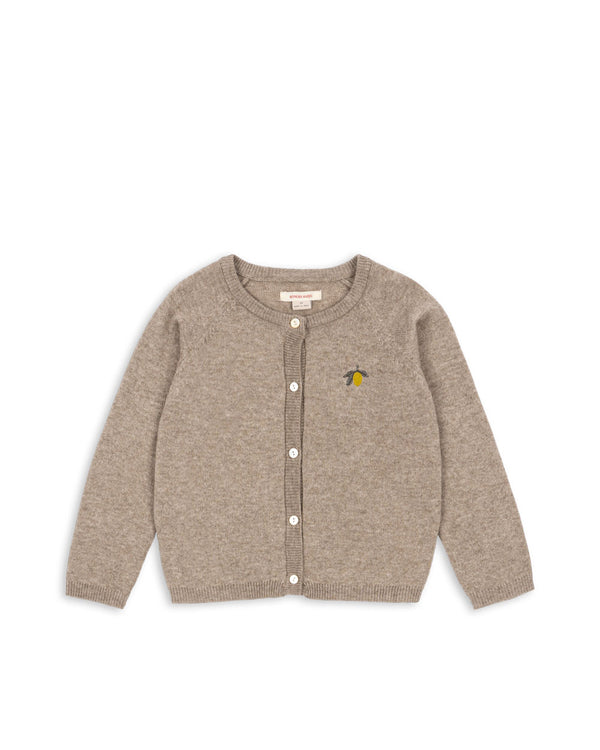 Mattou Kashmir-Cardigan Light Brown