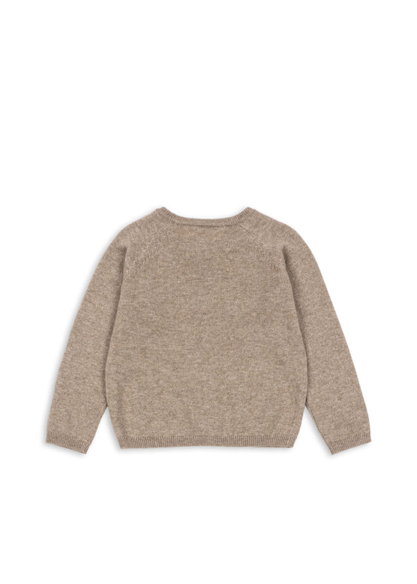 Mattou Kashmir-Cardigan Light Brown