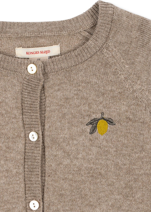Mattou Kashmir-Cardigan Light Brown