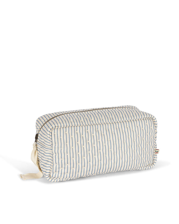 Wattierte Kulturtasche Stripe Bluie