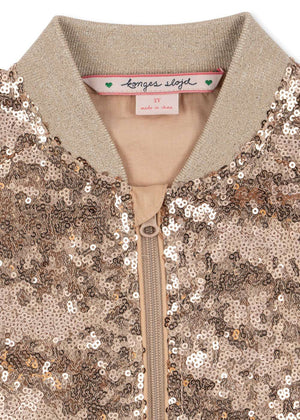 Baumwollfutter der Starla Pailletten-Jacke von Konges Sløjd