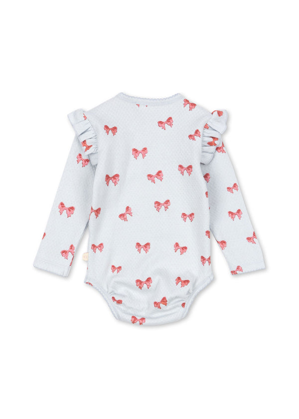 Sui Rüschen Body Rosia Blue Bow