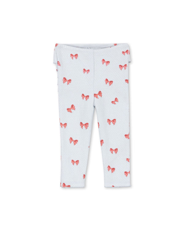 Sui Leggings à volants Rosia Blue Bow