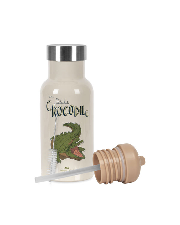 Thermo drinking bottle Crocodile