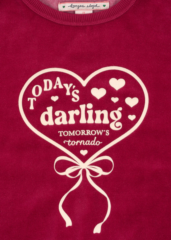 Velou Pullover Sangria