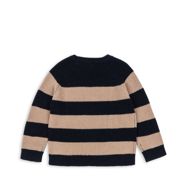 Vitum Strickpullover Blue Stripe