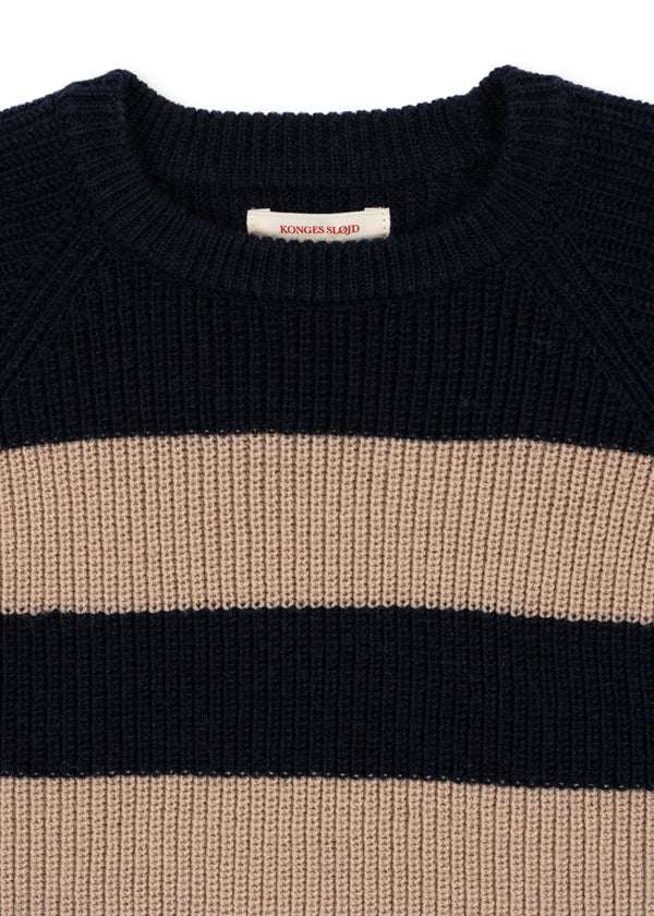 Vitum Strickpullover Blue Stripe