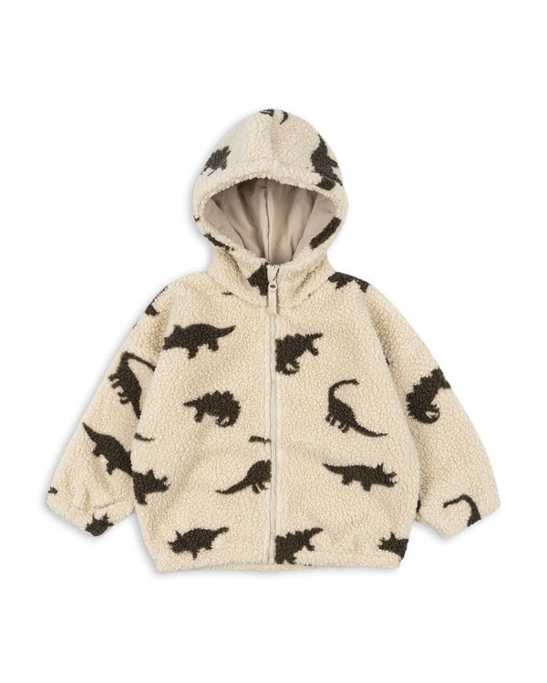 Jody Teddy-Hoodiejacke Dino Silhouette