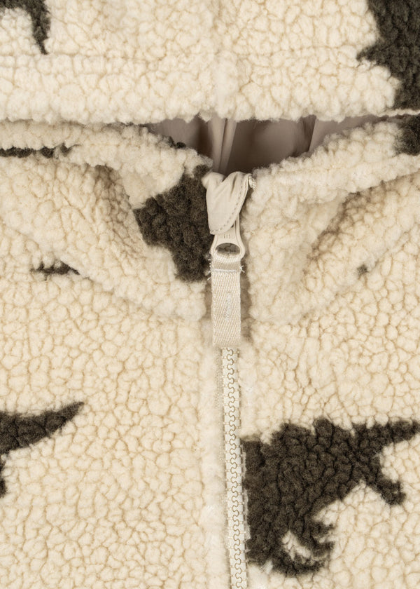 Jody Teddy-Hoodiejacke Dino Silhouette