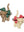 Konges Sløjd Haarclips Bow Kitty im 2er-Pack mit Kätzchen-Motiv