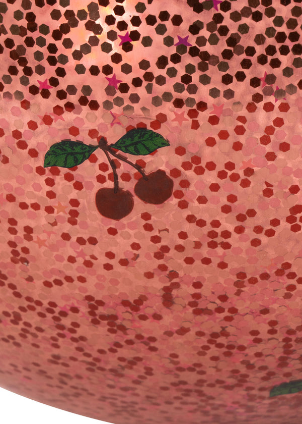 Glitzer Hüpfball Cherry