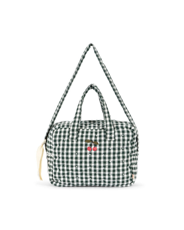 Puppen Wickeltasche Green Check