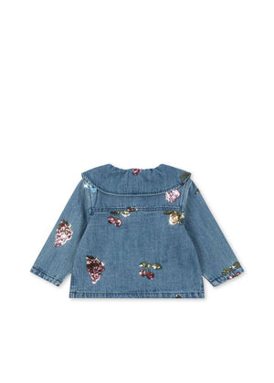 Konges Sløjd Magot Jeansshirt Vitamins von hinten