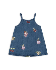 Robe en jean à paillettes Magot Vitamines