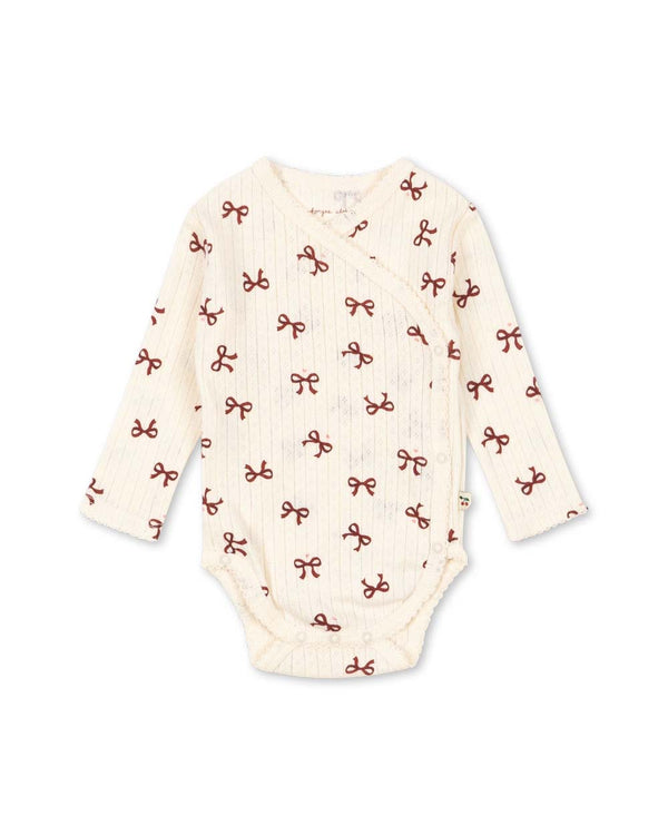 Minnie Newborn-Body Bow Rouge