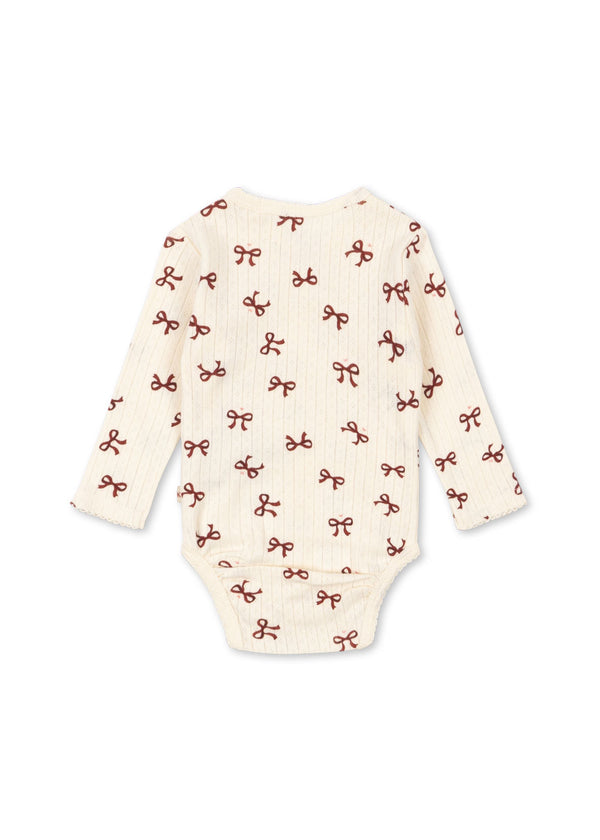 Minnie Newborn-Body Bow Rouge