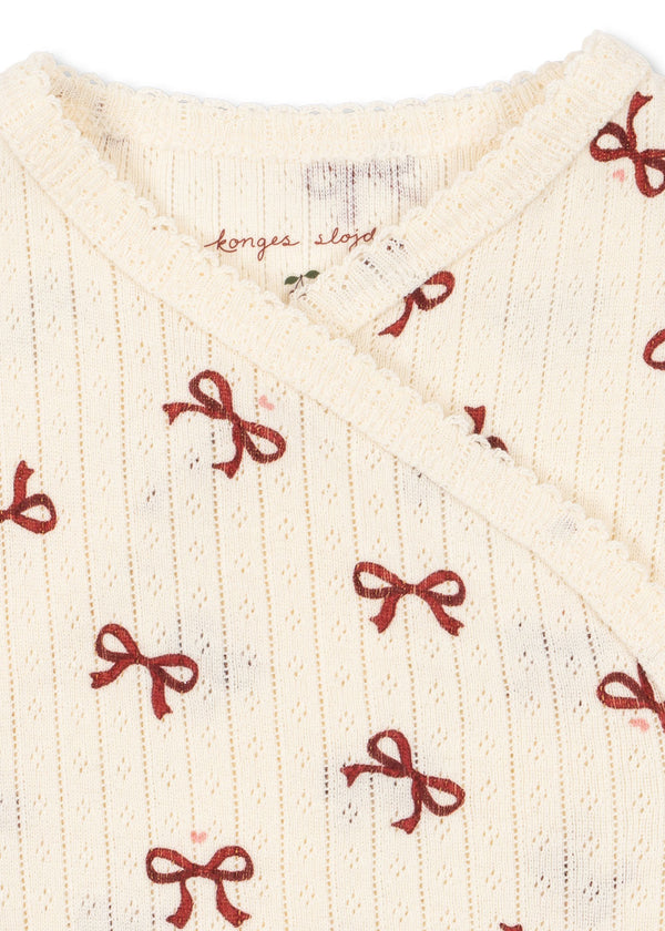 Minnie Newborn-Body Bow Rouge