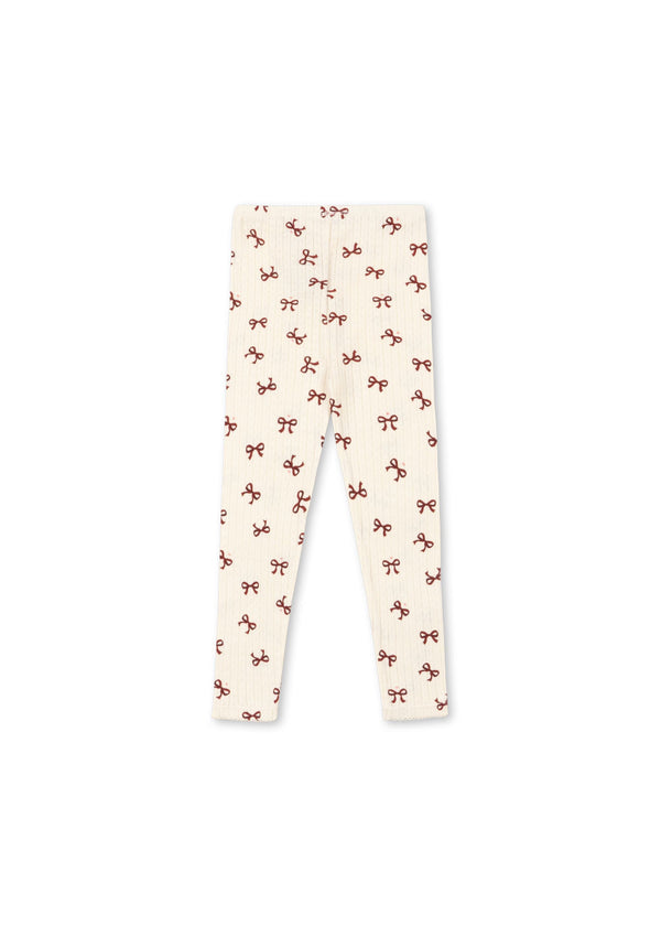 Minnie Leggings Bow Rouge