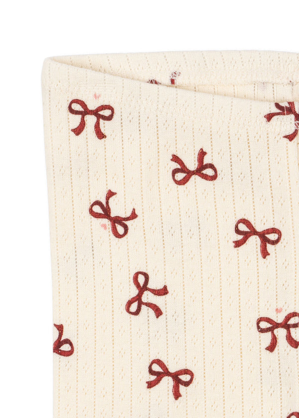 Minnie Leggings Bow Rouge