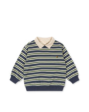 Spotty Langarm-Polo Spellbound Stripe