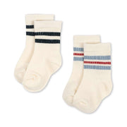 Lot de 2 paires de chaussettes Act blanches optiques
