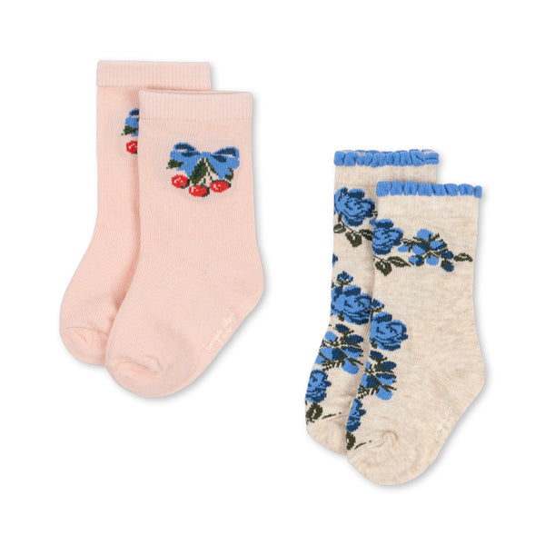 2-Pack Socken Flower & Cherry