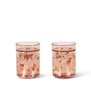 2-Pack Glitzer-Trinkbecher Woof Letter Rose