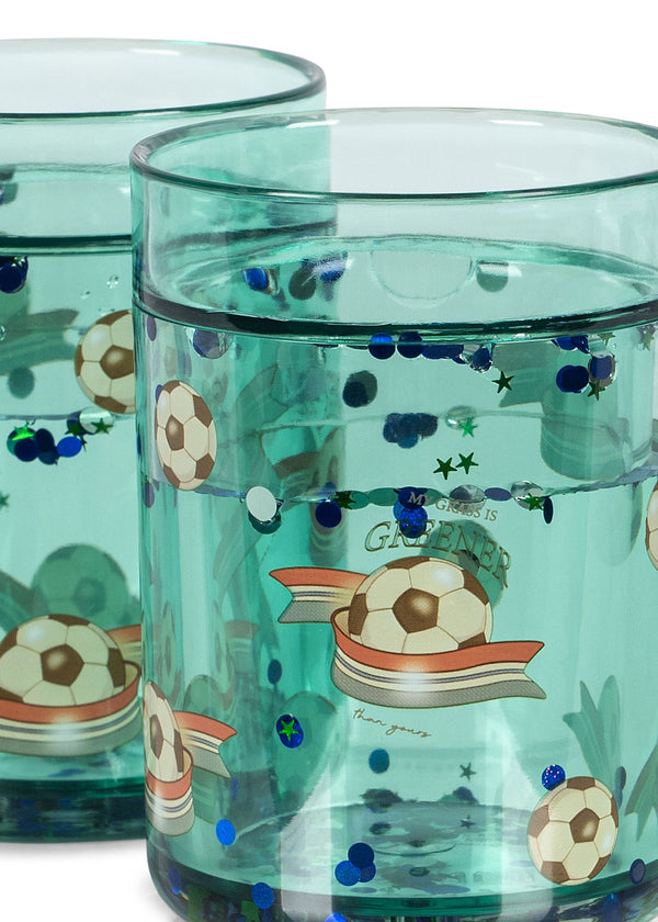 Lot de 2 gobelets à paillettes Kick it