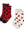 2-Pack Socken Ladybug