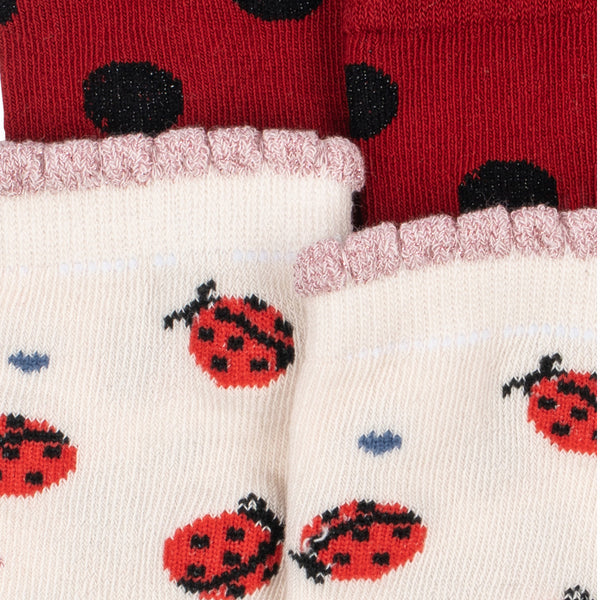 2-Pack Socken Ladybug