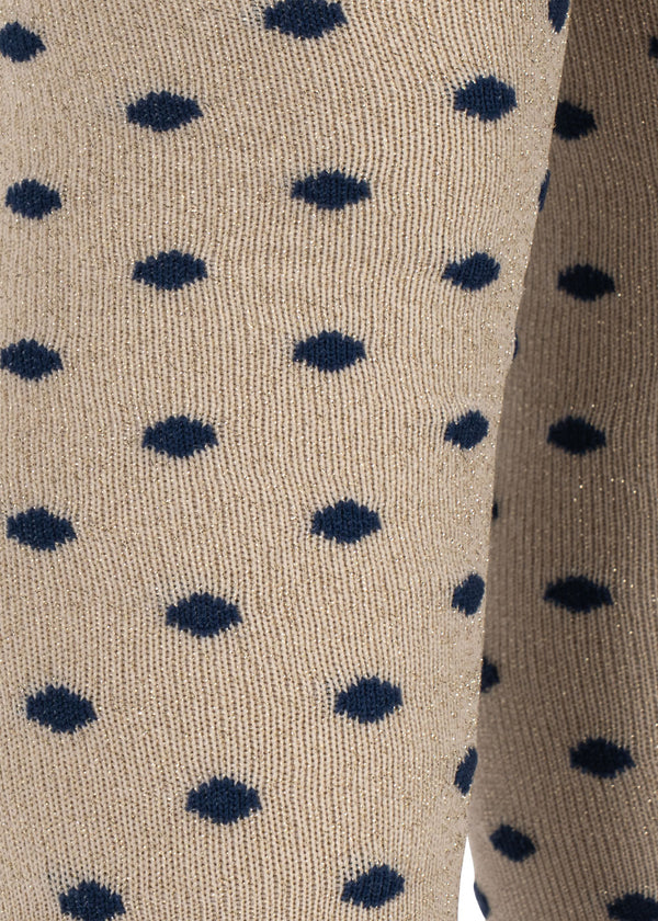 Collants en fil pailleté (lot de 2) - Motifs Leo et Dot