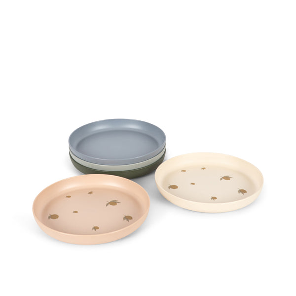 5-Pack Plates Lemon Mix 