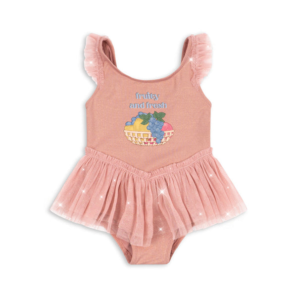 Robe de bain Amandine rose poudré